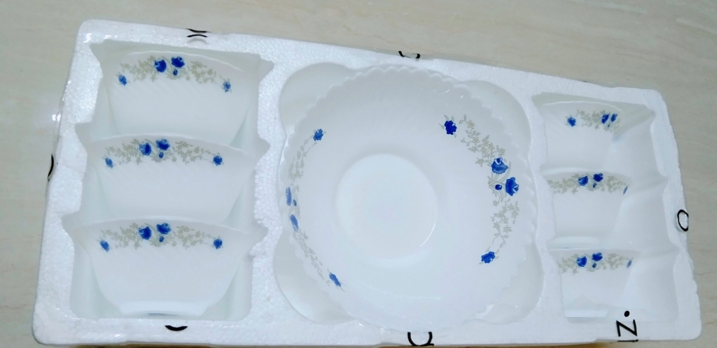 Alhd Nasir Opal Glassware Pyrex 10 Pieces Soup Set