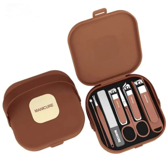 7 pcs Manicure Pedicure Nail Cutter Box
